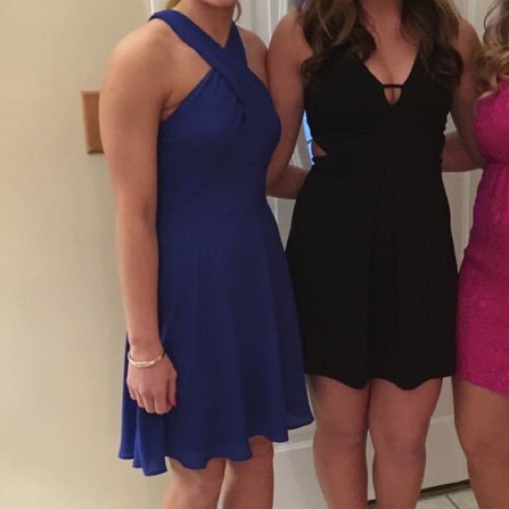 Blue dress